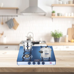 NDuraa 4 Burner Regular LPG Stove Crystal Premium Series