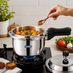 N-Duraa stainless steel Pressure Cooker 5 liters